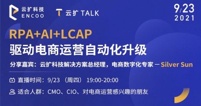 RPA+AI+LCAP，驱动电商运营自动化升级